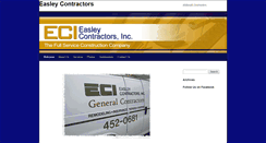 Desktop Screenshot of easleycontractors.com